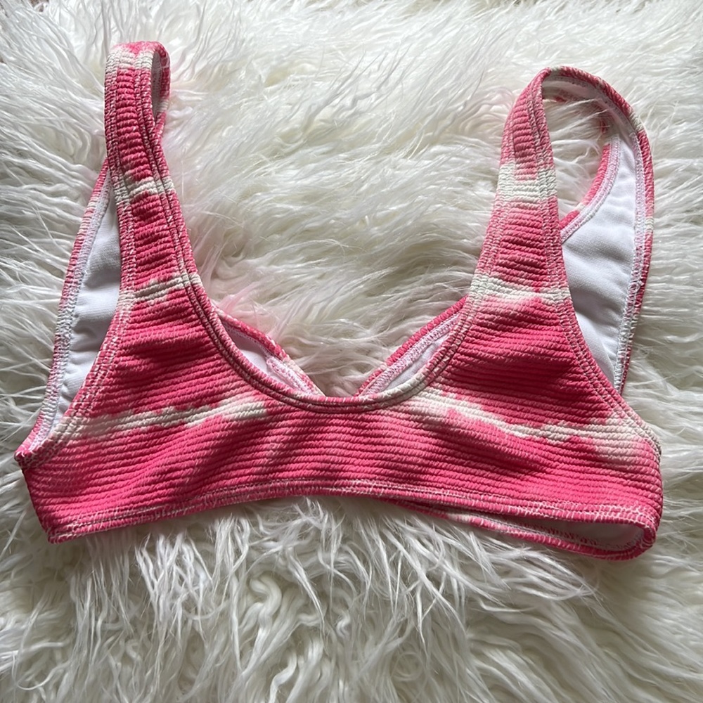 LA Hearts Pink Scrunch Bikini - Picture 12 of 13